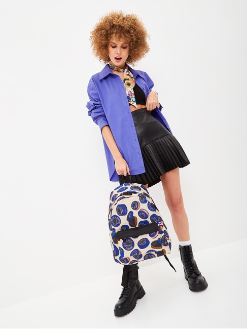  РЮКЗАК CAVIAR BLUE BEIGE