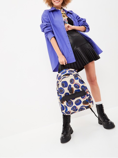  РЮКЗАК CAVIAR BLUE BEIGE