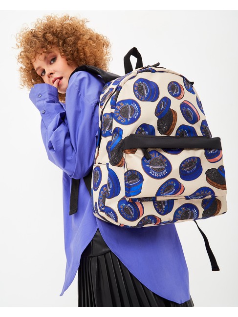  РЮКЗАК CAVIAR BLUE BEIGE