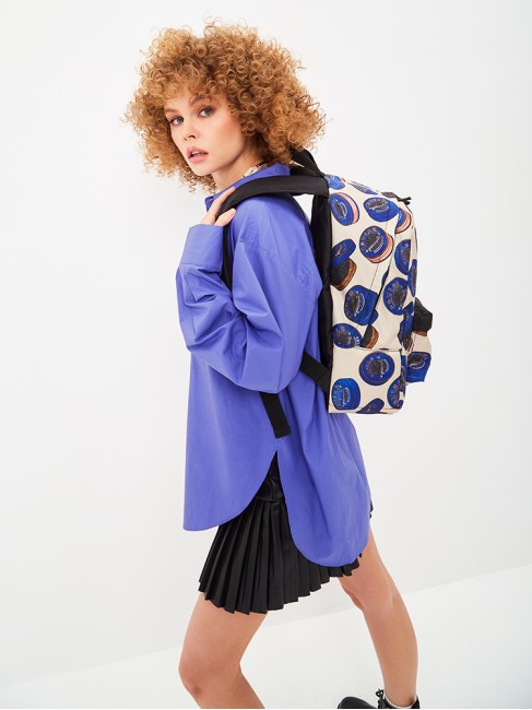  РЮКЗАК CAVIAR BLUE BEIGE